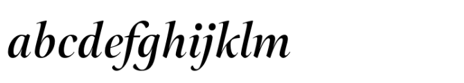 Sherborne Semi Bold Italic Display FONT