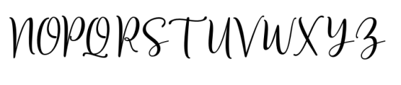 Sherilyn Script Font Duo Regular Font UPPERCASE