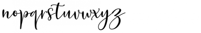 Sherilyn Sherilyn Script  Font LOWERCASE