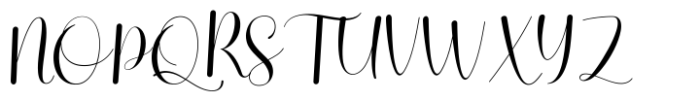 Sherina Script Font UPPERCASE