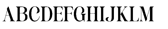 Sherly Kitchen Font UPPERCASE