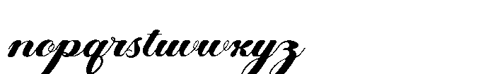 Sheryna Font LOWERCASE