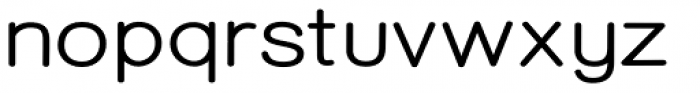 Shibui Medium Extended Font LOWERCASE