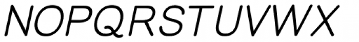 Shibui Medium Italic Font UPPERCASE