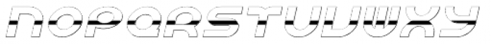 Shibuya Dancefloor Chrome Italic Font LOWERCASE