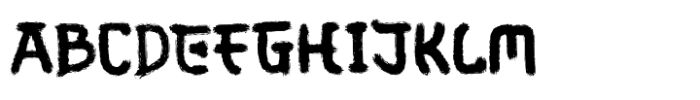 Shibuyo Brush Font UPPERCASE