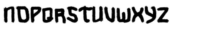 Shibuyo Brush Font UPPERCASE