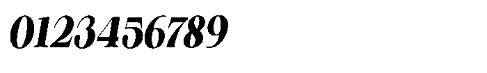 Shiffont Serif Black Condensed Italic Font OTHER CHARS