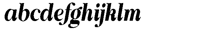 Shiffont Serif Black Condensed Italic FONT