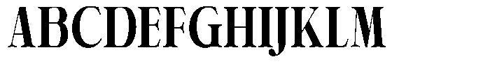 Shiffont Serif Black Condensed Font UPPERCASE