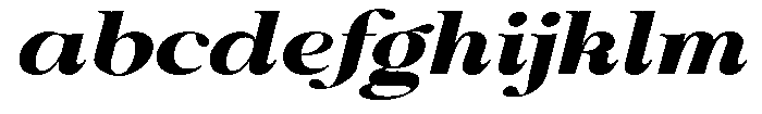 Shiffont Serif Black Expanded Italic FONT