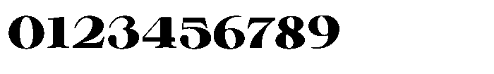 Shiffont Serif Black Expanded Font OTHER CHARS