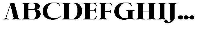Shiffont Serif Black Expanded Font UPPERCASE