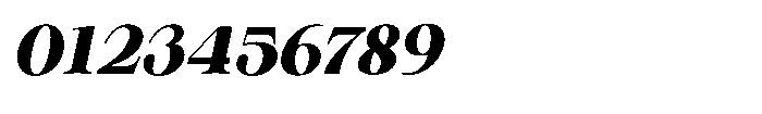 Shiffont Serif Black Italic Font OTHER CHARS