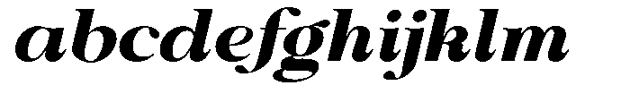 Shiffont Serif Black Semi Expanded Italic FONT