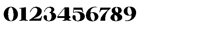 Shiffont Serif Black Semi Expanded Font OTHER CHARS