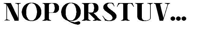Shiffont Serif Black Semi Expanded Font UPPERCASE