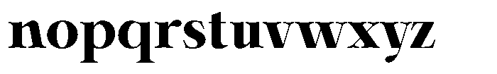 Shiffont Serif Black Font LOWERCASE