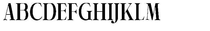 Shiffont Serif Bold Condensed Font