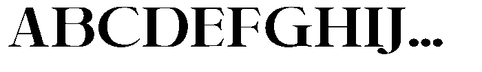 Shiffont Serif Bold Expanded Font UPPERCASE
