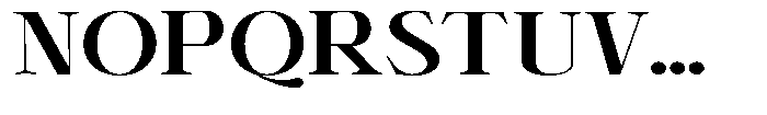 Shiffont Serif Bold Expanded Font UPPERCASE