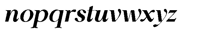 Shiffont Serif Bold Italic Font LOWERCASE