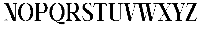 Shiffont Serif Bold Semi Condensed Font UPPERCASE