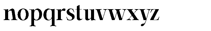 Shiffont Serif Bold Semi Condensed Font LOWERCASE