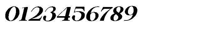 Shiffont Serif Bold Semi Expanded Italic Font OTHER CHARS