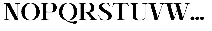 Shiffont Serif Bold Semi Expanded Font UPPERCASE