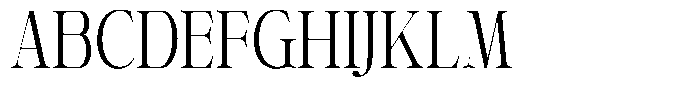 Shiffont Serif Condensed Font UPPERCASE