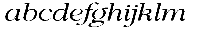Shiffont Serif Expanded Italic FONT