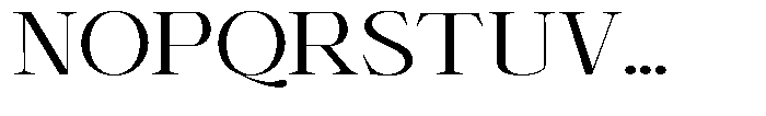 Shiffont Serif Expanded Font UPPERCASE