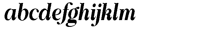 Shiffont Serif Extra Bold Condensed Italic FONT