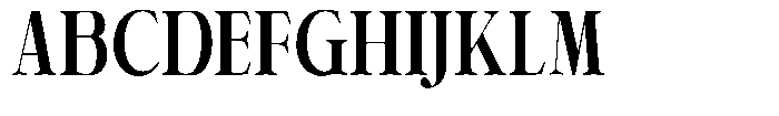Shiffont Serif Extra Bold Condensed Font UPPERCASE