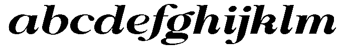Shiffont Serif Extra Bold Expanded Italic FONT
