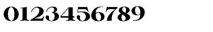Shiffont Serif Extra Bold Expanded Font OTHER CHARS