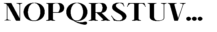 Shiffont Serif Extra Bold Expanded Font UPPERCASE