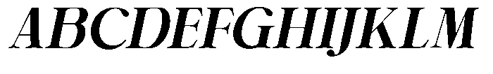 Shiffont Serif Extra Bold Italic Font