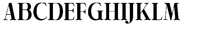 Shiffont Serif Extra Bold Semi Condensed Font