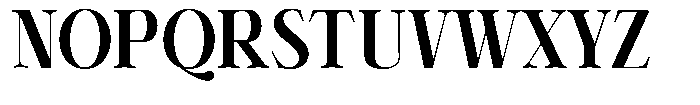 Shiffont Serif Extra Bold Semi Condensed Font UPPERCASE