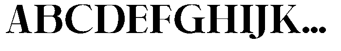 Shiffont Serif Extra Bold Semi Expanded Font
