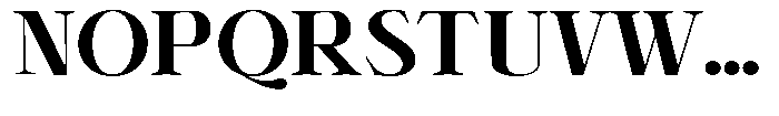 Shiffont Serif Extra Bold Semi Expanded Font UPPERCASE