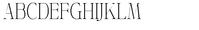 Shiffont Serif Extra Light Condensed Font