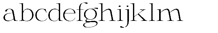 Shiffont Serif Extra Light Expanded FONT