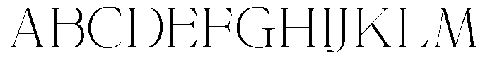 Shiffont Serif Extra Light Semi Expanded Font