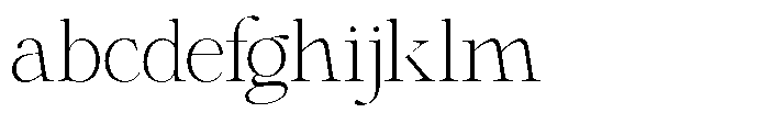 Shiffont Serif Extra Light FONT
