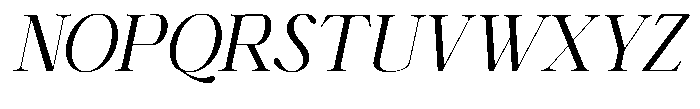 Shiffont Serif Italic Font UPPERCASE