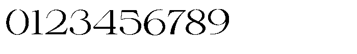 Shiffont Serif Light Expanded Font OTHER CHARS