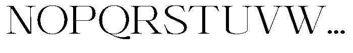 Shiffont Serif Light Expanded Font UPPERCASE